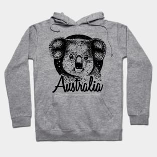 Australia Animal Gift - Koala Vintage Style Design Hoodie